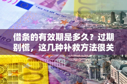武汉借条的有效期是多久?过期别慌,这几种补救方法很关键 武汉借条的有效期是多久?过期别慌,这几种补救方法很关键